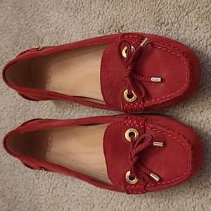 Ugg suede loafer.